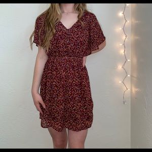 Maroon Dress w/ slip